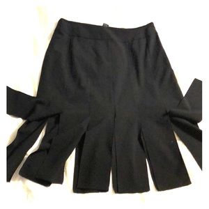Unique Black The Limited Skirt w/flapper like hem